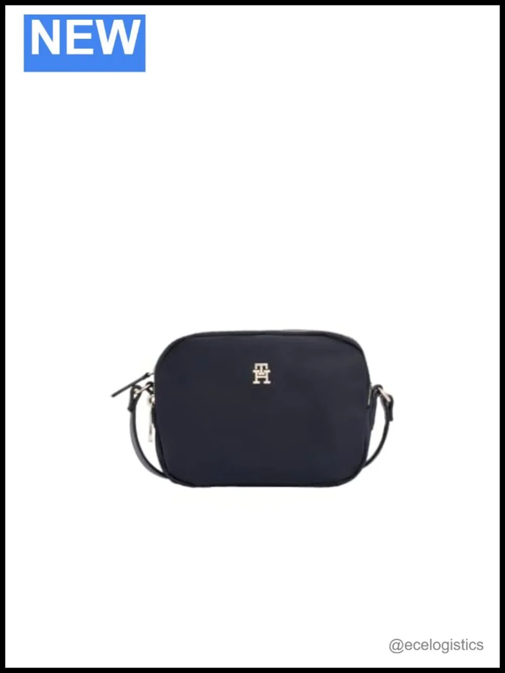 Nylon Crossbody Bag with Adjustable Strap, Poppy Style